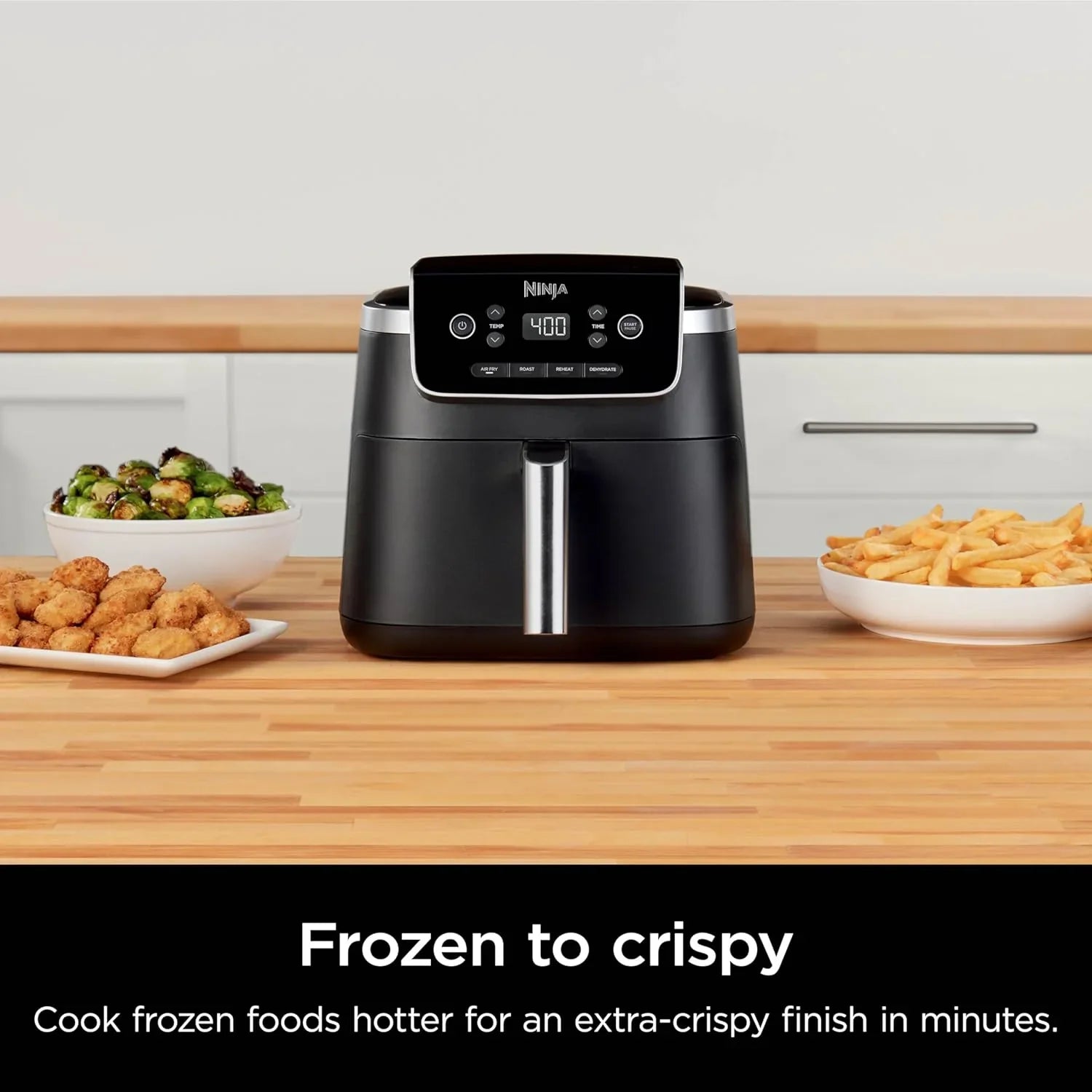 Friteuse à air Ninja Air Fryer Pro 5 pintes 4 en 1 qui fait frire, cuire, réchauffer et déshydrater à l'air