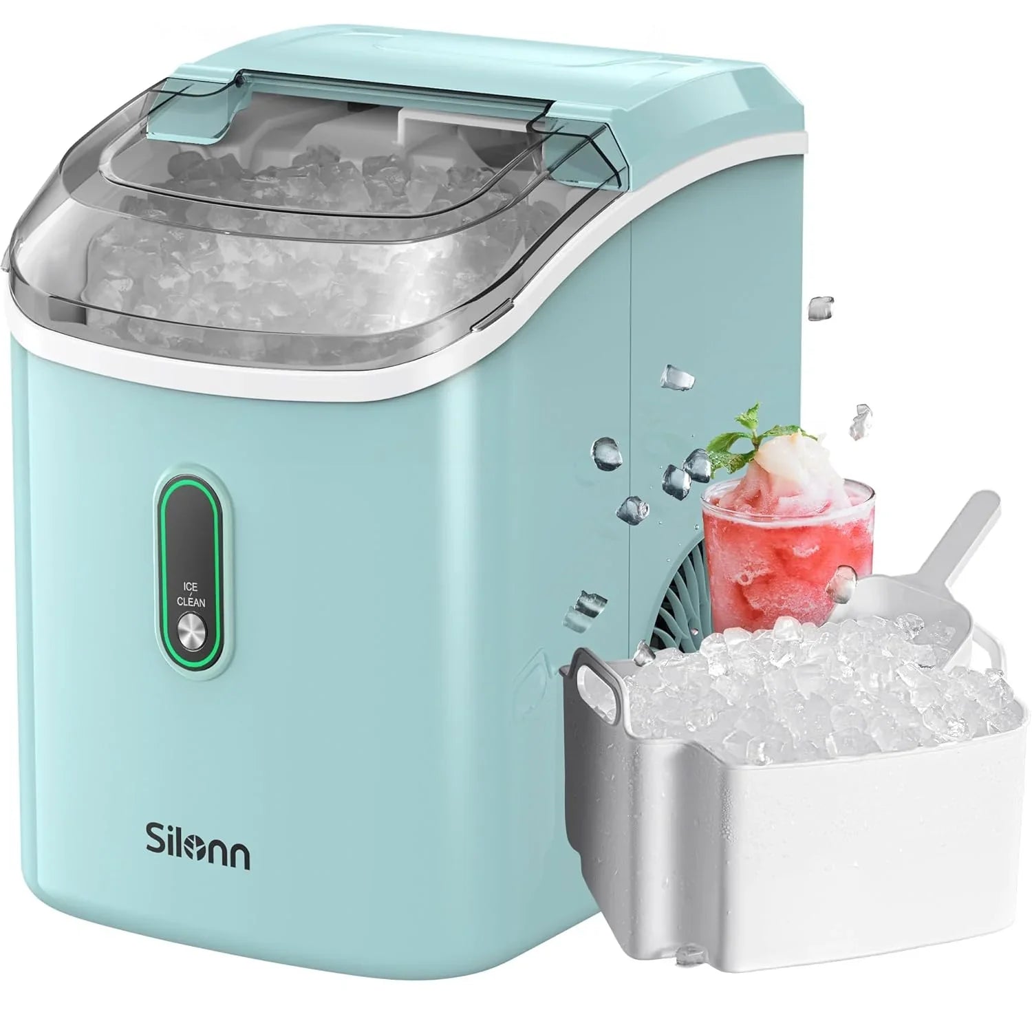 Machine à glace à mâcher Silonn avec fonction autonettoyante