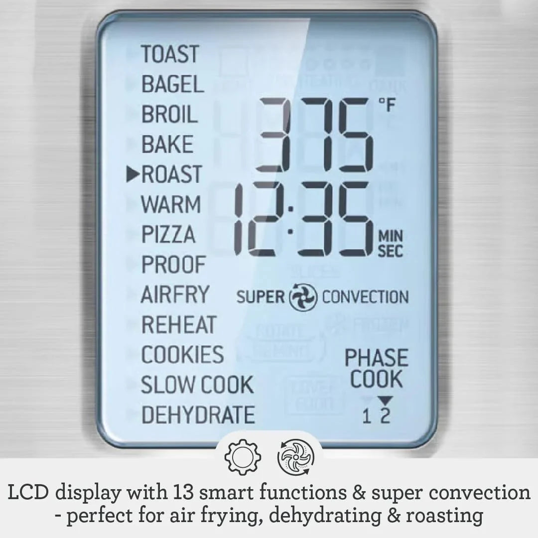 Smart Oven Air Fryer Pro et four à convection, acier inoxydable brossé
