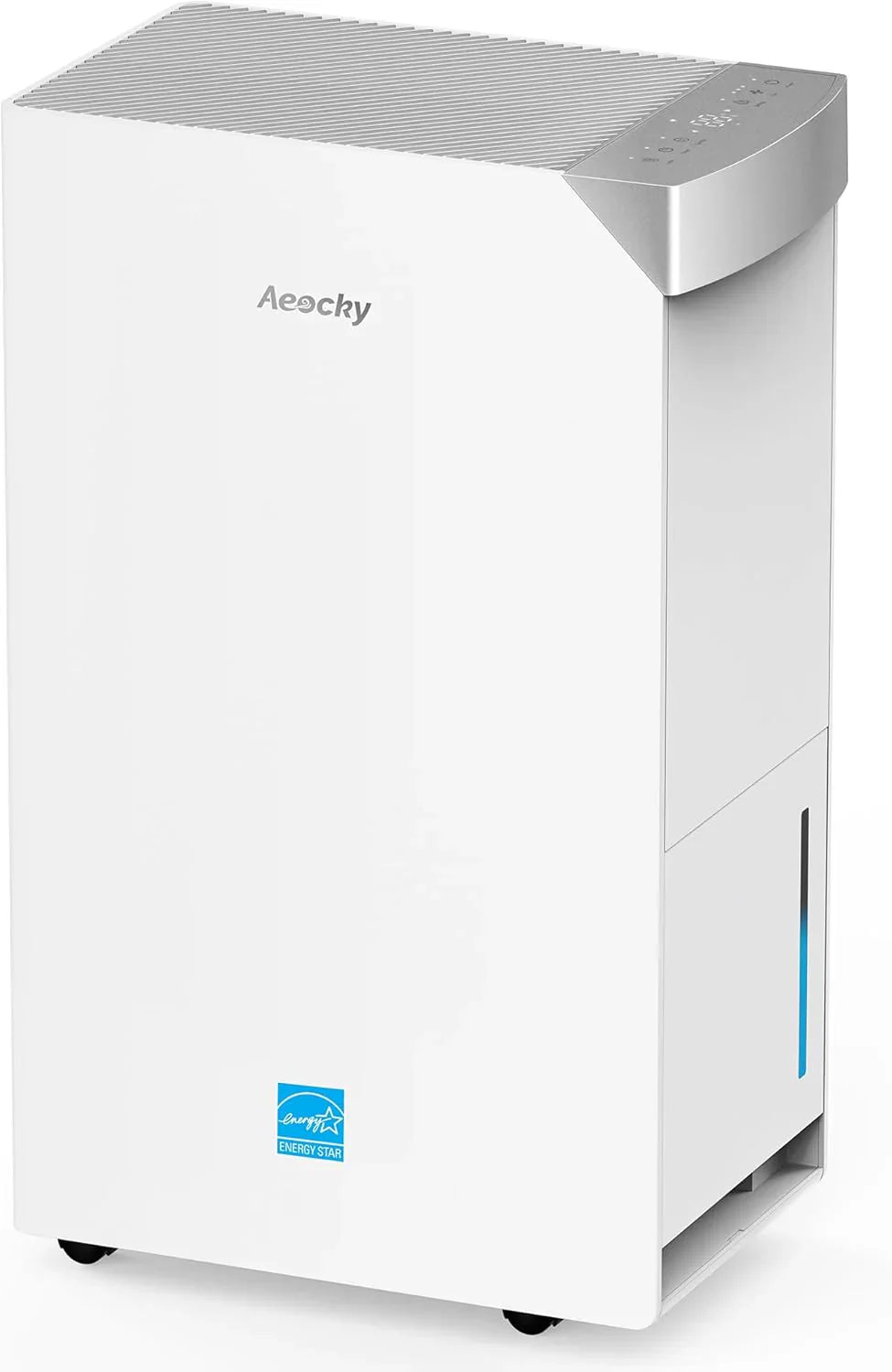 Déshumidificateur à compresseur intelligent Energy Star AEOCKY, capacité maximale de 80 pintes/jour (standard : 56 pintes/jour)