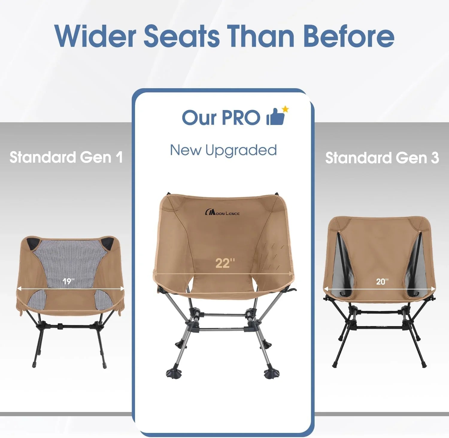 Chaise de camping portable et chaise pliante pour la randonnée et la randonnée