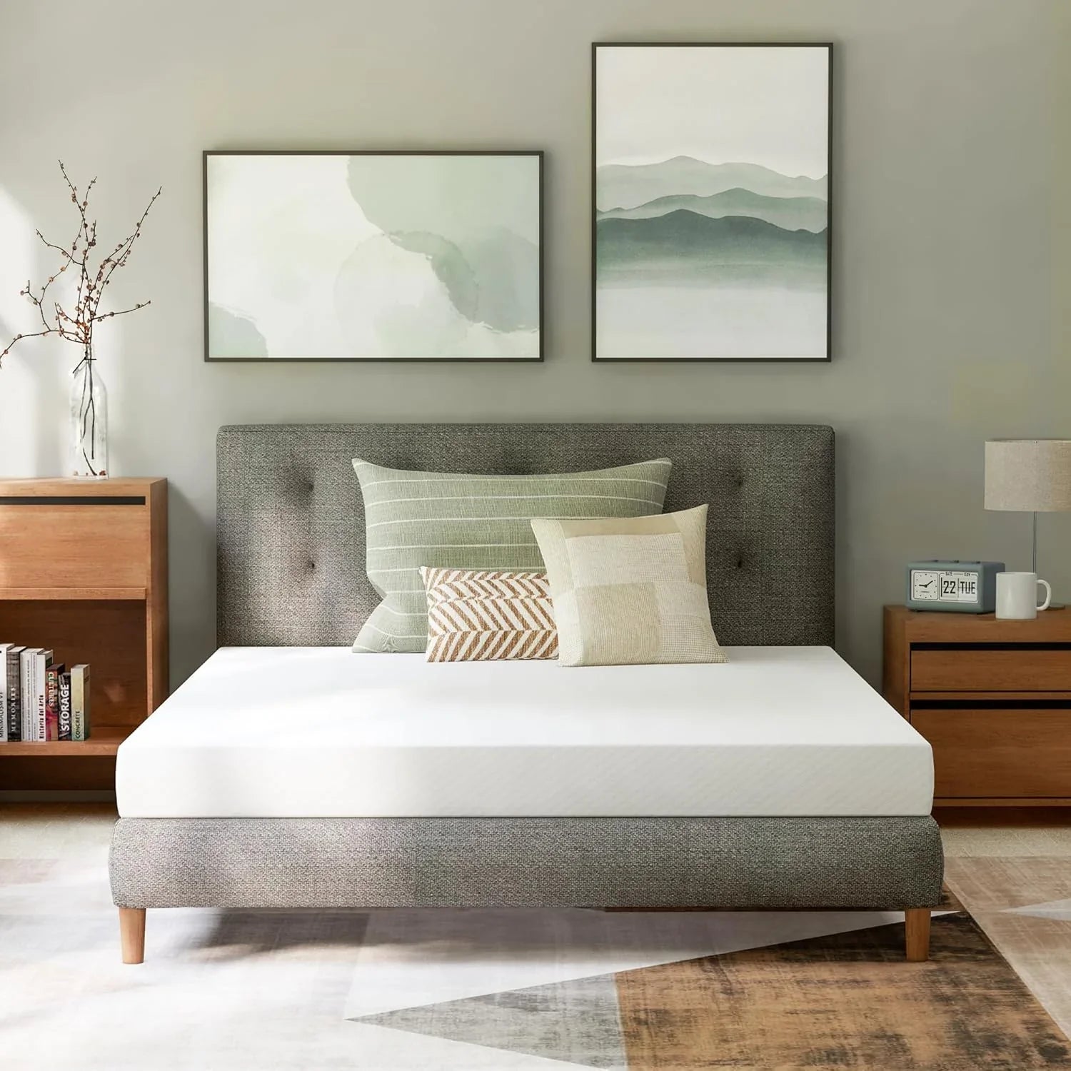 Matelas en mousse à mémoire de forme GAESTE de 8 pouces, entièrement rafraîchissant, matelas dans une boîte