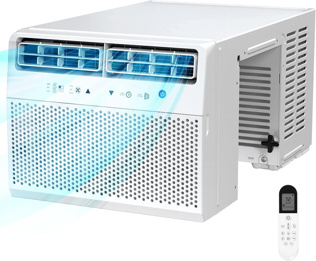 Climatiseur de fenêtre en U NJStar 12 000 BTU ultra-silencieux