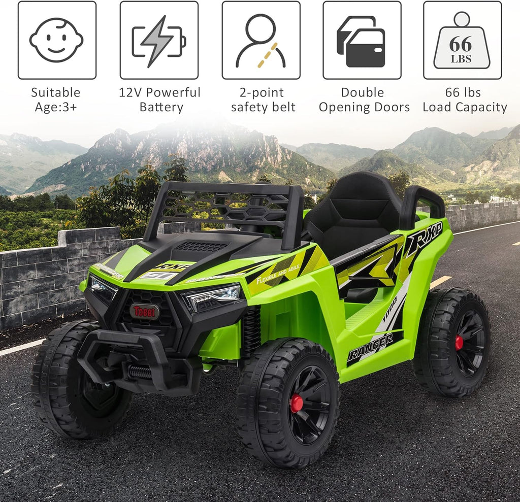 Voiture électrique tout-terrain TOBBI 12 V pour enfants