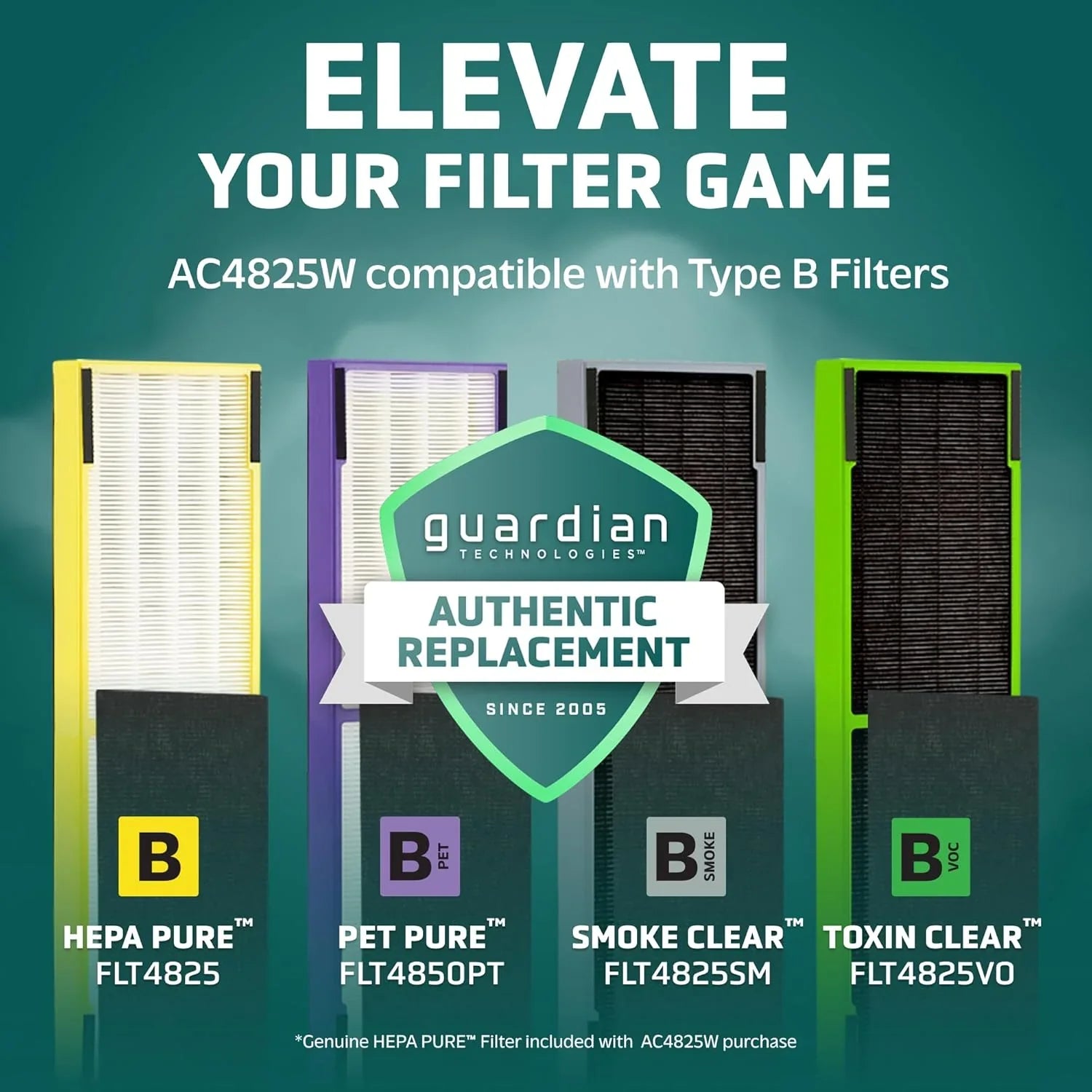 Purificateur d'air domestique avec filtre HEPA pur