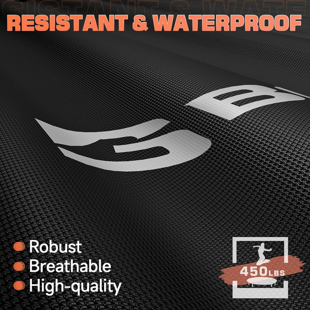 Mini-trampoline pliable BCAN 450/550 lb, trampoline de fitness 40"/48" stable et silencieux