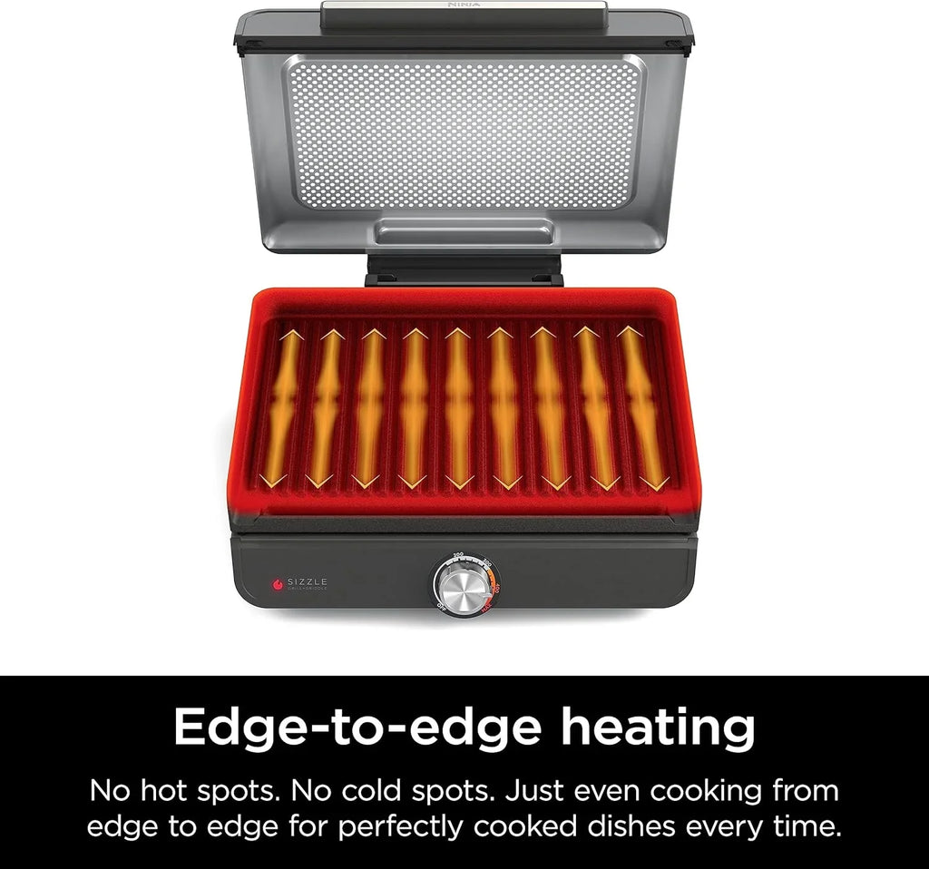 Poêle à frire et gril d'intérieur, 14 pouces, poêle à crêpes électrique