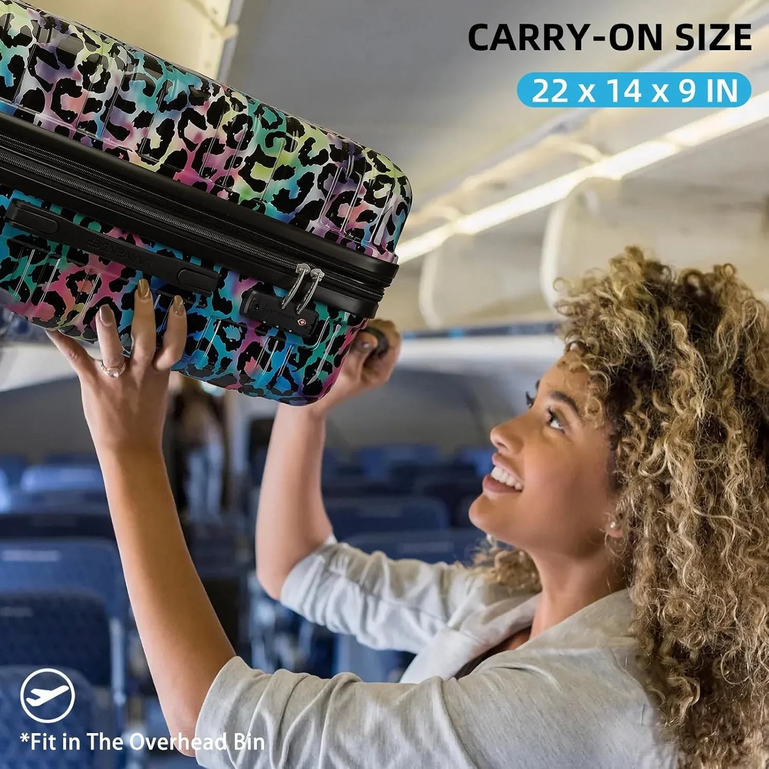 Ensemble de bagages 6 pièces, ensemble de valises rigides extensibles avec roulettes pivotantes, ensemble de bagages à roulettes légers