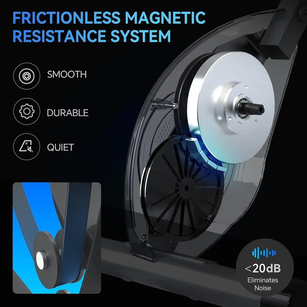 Vélo d'appartement pliable 5 en 1 pour usage domestique, vélo d'appartement d'intérieur